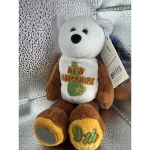 2000 25¢ New Hampshire 9th State US Quarter Coin Bear Limited Treasures 8"